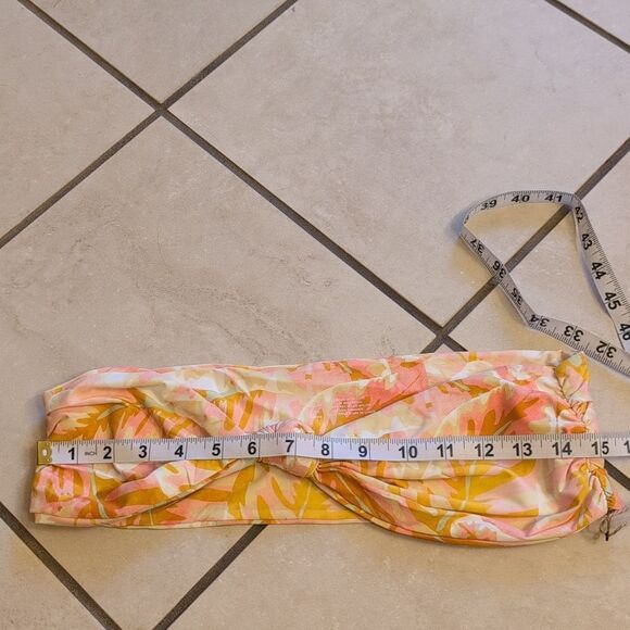 NWT Stone Fox Swim SET Lele Top and Roca Bottom Hot Tropix Orange Revolve XL - Picture 4 of 13